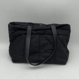 Womens Black Inner Pockets Double Handle Zipper Shoulder Bag alternative image
