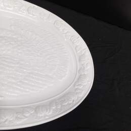 Over And Back Inc. Made In Japan White Turkey Serving Dish