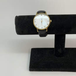 Designer Kate Spade Gold-Tone Adjustable Leather Band Analog Wristwatch