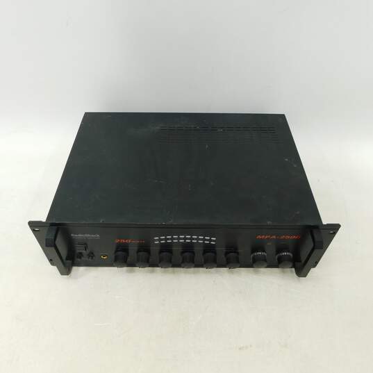 VNTG RadioShack Brand MPA-250B Model Stereo P.A. Amplifier w/ Power Cable image number 2