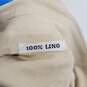 Men's Christian Dior Boutique Tan Linen Button Up L/S Shirt MN Size 16.5/42 image number 5