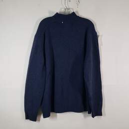 NWT Mens Regular Fit Quarter Zip Long Sleeve Pullover Sweater Size XXL alternative image