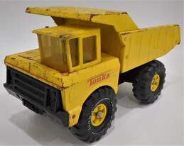Vintage Tonka Turbo Diesel Yellow Pressed Steel Toy Dump Truck XMB-975