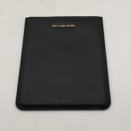 Womens Black Beige Leather Rectangle Multipurpose Ereader Tablet Case