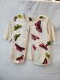 Talbots Silk Butterfly Sweater Blouse Women's Size P Petite NWT image number 1