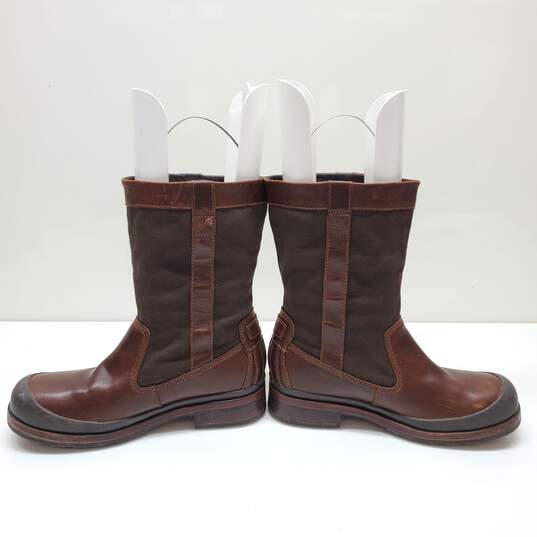 UGG Corbitt Leather Waterproof Duck Boots Men's Size 7 image number 3