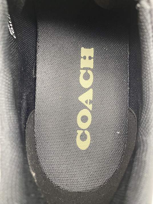 Authentic Mens G4950 Black Lace Up Low Top Sneaker Shoes Size 10.5D image number 6
