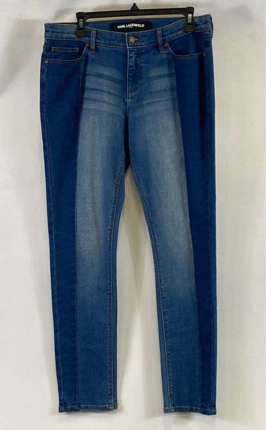Karl Lagerfeld Blue Pants - Size 10 image number 1
