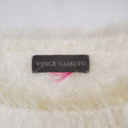 Vince Camuto Women's White/Gray Sweater SZ L alternative image