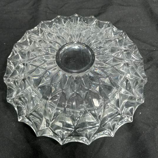 Clear Glass Ashtray w/ Salt & Pepper Shakers image number 3