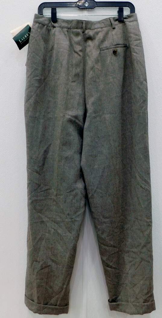 Lauren Ralph Lauren Men's Wool Dress Pants Green/ Grey Size 14 image number 3