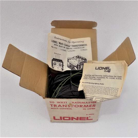 Vintage Lionel Trainmaster Transformer 6-4090 In Box image number 1