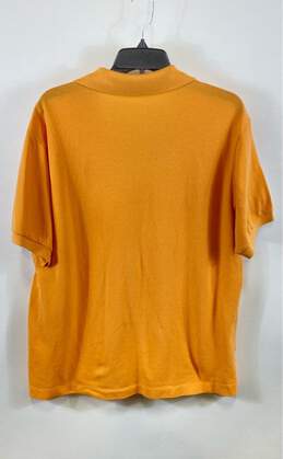 Lacoste Mens Orange Cotton Collared Short Sleeve Casual Polo Shirt Size 7 alternative image
