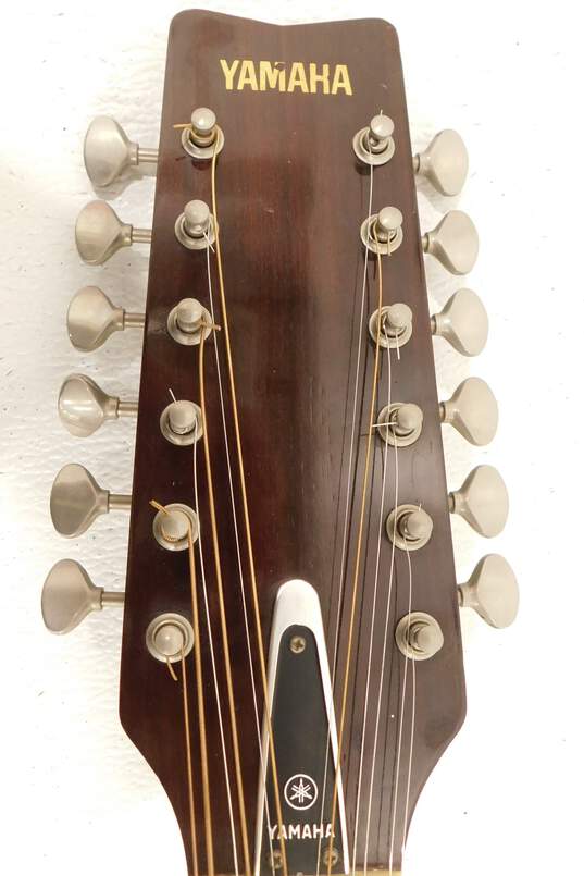 VNTG Yamaha Brand FG-230 Model 12-String Wooden Acoustic Guitar w/ Hard Case image number 3