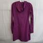 Title Nine women's purple hooded activewear dress XS image number 2