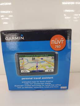 Garmin Nuvi 760 Portable GPS Vehicle Navigation System Untested