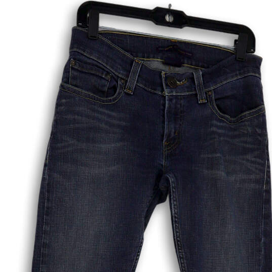 Womens Blue 542 Denim Medium Wash Pockets Stretch Skinny Leg Jeans Size 2 image number 3