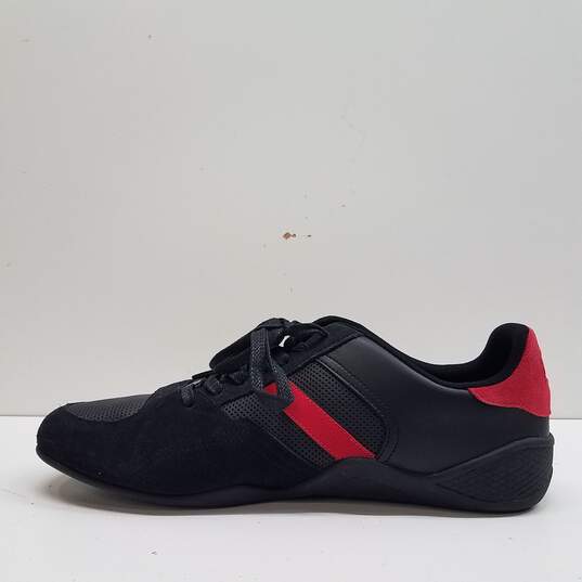 Lacoste Hapona Sneaker Black Red Men's Size 10.5 image number 2
