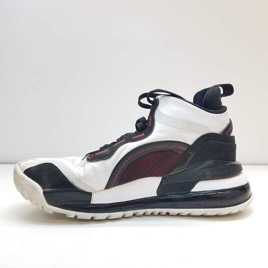 Air Jordan Aerospace 720 White Gym Red Black Men's Athletic Shoes Size 9.5 image number 2