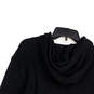 Mens Black Brown Colorblock Long Sleeve Hooded Thermal T-Shirt Size Large image number 4