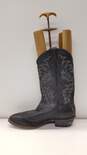 Tony Lama Men Cowboy Boots Black Size 10 image number 2