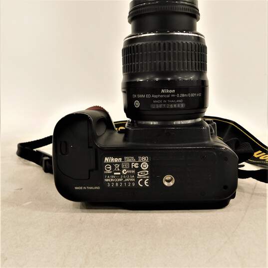 Nikon D80 DSLR Digital Camera W/ 18-55mm Lens image number 8