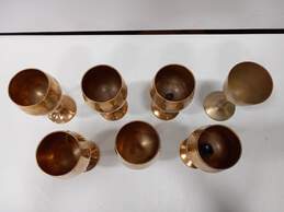 Bundle of 7 Brass Goblets alternative image