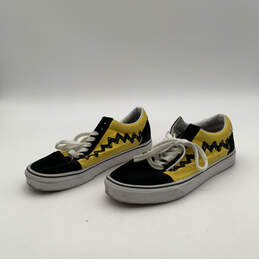 Unisex Old Skool 500714 Black Yellow Lace-Up Sneaker Shoes Size M 7 W 8.5