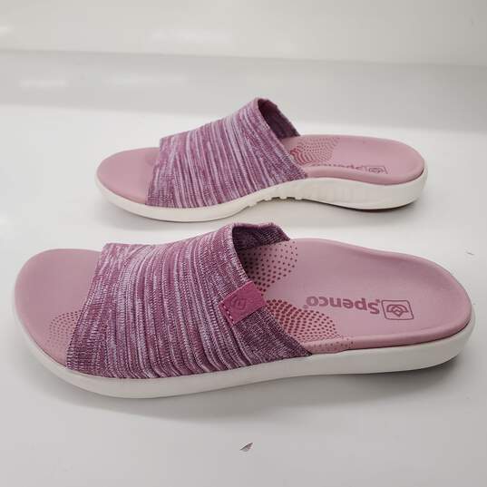 Spenco Women's Astoria Heathered Rose Slide Sandals Size 9B image number 2