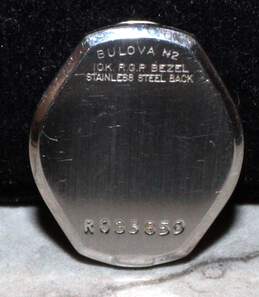 Vintage Bulova 10K RGP Bezel 17 Jewel Watch - 12.5g alternative image