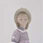 Vntg Lladro Retired Little Girl Pulling Doll In Wagon Porcelain Figurine image number 3