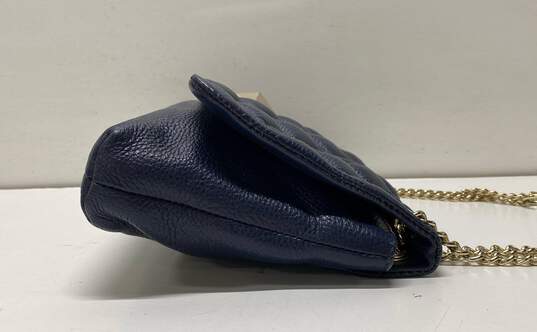 Kate Spade Crossbody Flat Navy Blue Leather image number 3
