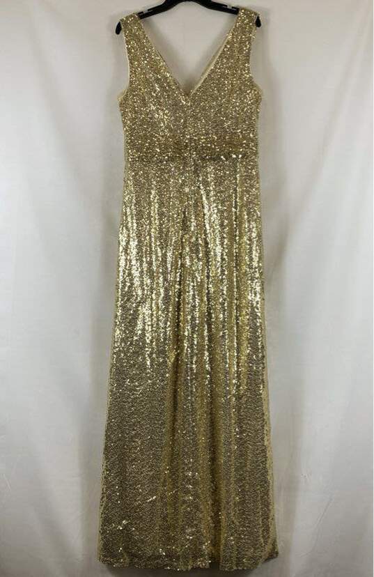 Kate Kasin Gold Formal Dress - Size X Large image number 2