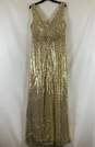 Kate Kasin Gold Formal Dress - Size X Large image number 2
