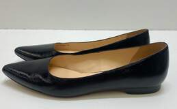 Cole Haan Magnolia Black Leather Pointed Toe Flats Women's Size 9B