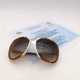 Christian Dior Cannage Ivory & Brown Sunglasses