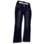 Womens Blue Medium Wash Pockets Regular Fit Denim Bootcut Jeans Size 5 image number 1