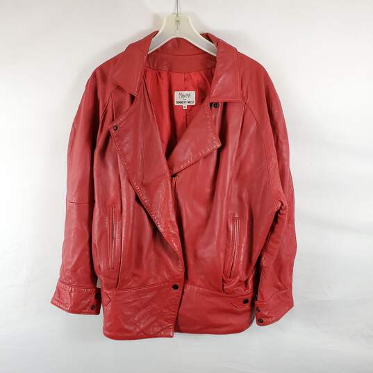 Maxima For Tannery West Women Red Jacket M image number 1