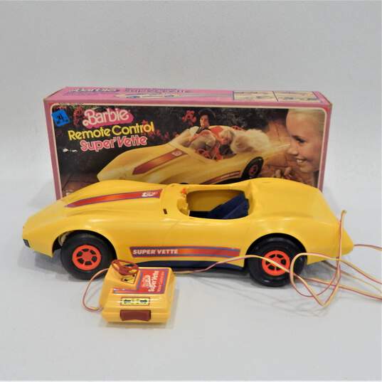 VTG 1979 Mattel Barbie Remote Control Super Vette Car Doll Toy Incomplete IOB image number 1