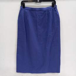 Pendleton Purple Wool Pencil Skirt Women's Size 14