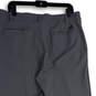 Mens Gray Flat Front Slash Pocket Straight Leg Chino Pants Size 36X30 image number 4