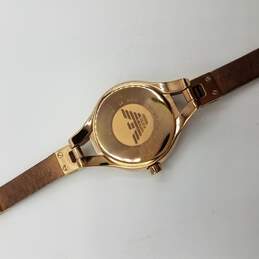 Emporio Armani Quartz  Mother of Pearl Dial Watch Runs New Battery alternative image