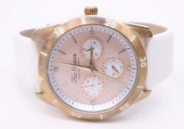 Ted Baker London Rose Gold Tone Chronograph Leather Band Women's Watch 55.0g alternative image