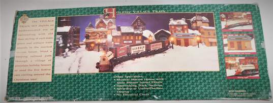 1995 Village Bright Holiday Village Train Set IOB image number 3