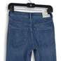 NWT Womens Blue Denim Medium Wash High Rise 5-Pocket Design Skinny Jeans Size 0R image number 4