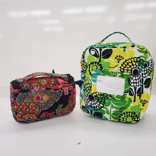 Vera Bradley Insulated Lunchbag & Travel Cosmetics Bag Lot image number 2