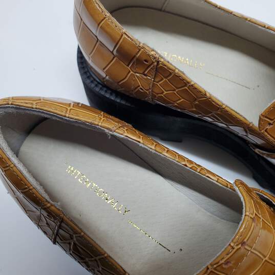 Intentionally Blank Toronto Croc Embossed Loafer Size 6 image number 6