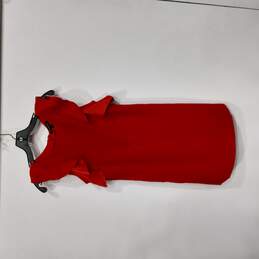 Women’s Ruffle Sleeveless Mini Shift Dress Sz 0 NWT