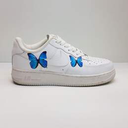 Nike Air Force 1 Butterfly Women Size 8.5 White Blue