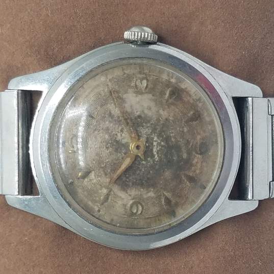Hilton Stainless Steel 17 Jewels Automatic 32mm Vintage Watch image number 1